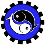 Yin-yang: Balance Fischtechnik - Funktion in integralen Technofisch Aquafarmen.